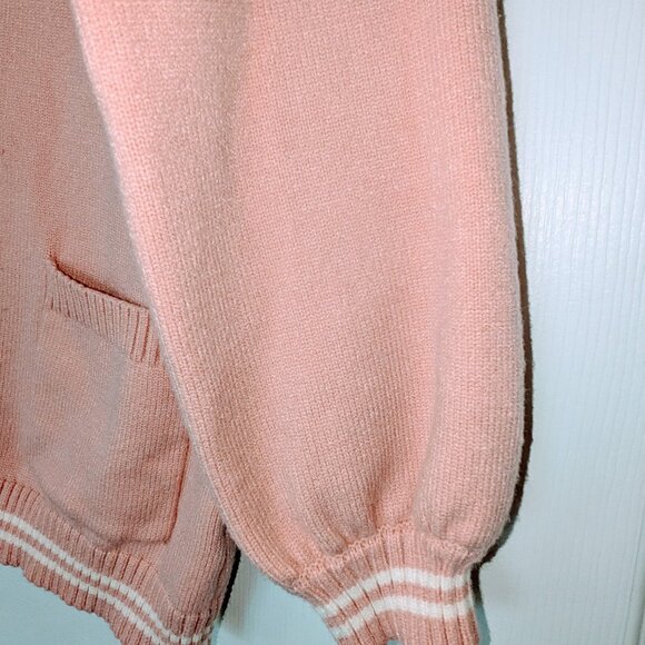 Feminine Pink Romantic Academia Cardigan - Picture 4 of 6